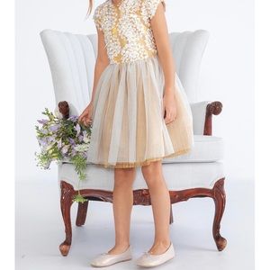 Chasing Fireflies Shimmery Soutache Circle Dress